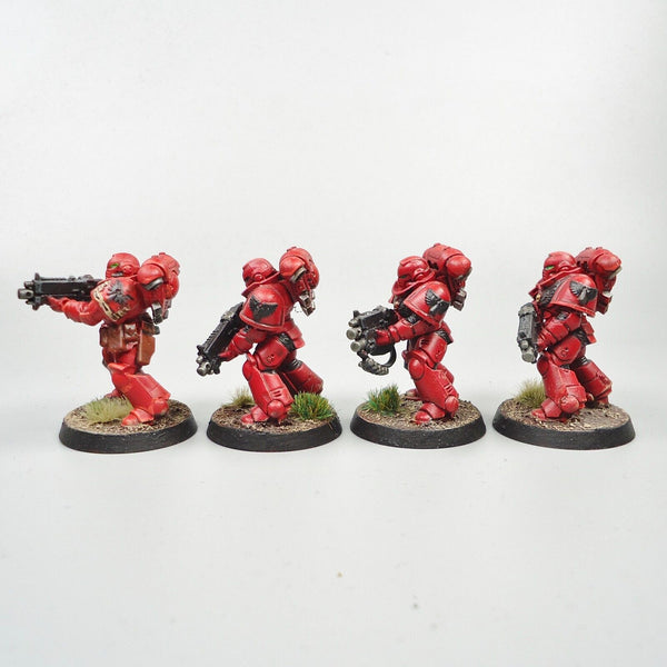 Blood Angels Intercessors x4 Painted - Warhammer 40k Army Space Marines