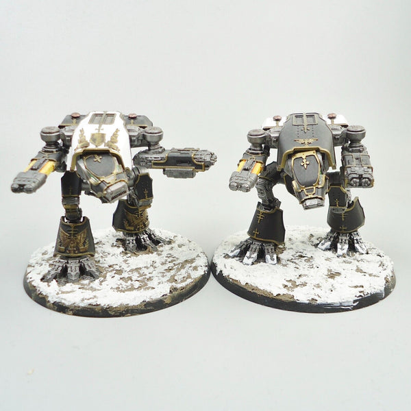 Warhounds x2 Painted - Warhammer Army Adeptus Titanicus / Legions Imperialis