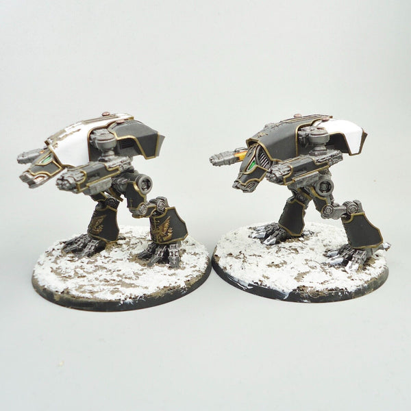 Warhounds x2 Painted - Warhammer Army Adeptus Titanicus / Legions Imperialis
