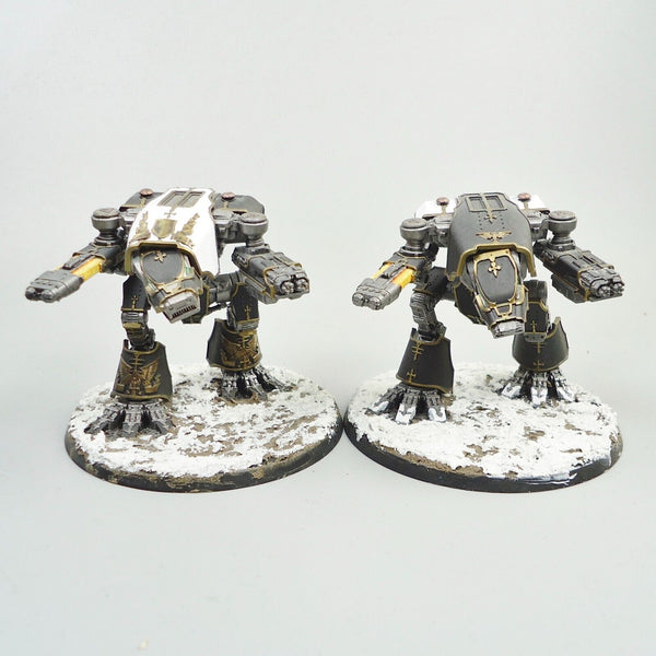 Warhounds x2 Painted - Warhammer Army Adeptus Titanicus / Legions Imperialis