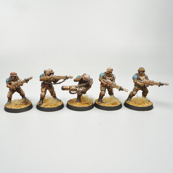 Astra Militarum Cadian Shock Troops Painted - Warhammer 40k Army Imperial Guard