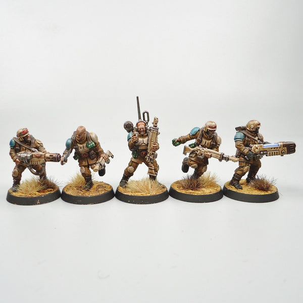 Astra Militarum Cadian Shock Troops Painted - Warhammer 40k Army Imperial Guard
