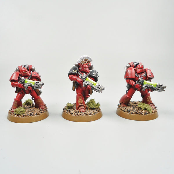 Blood Angels Tactical Marines x5 Painted Warhammer 30k Army Horus Heresy