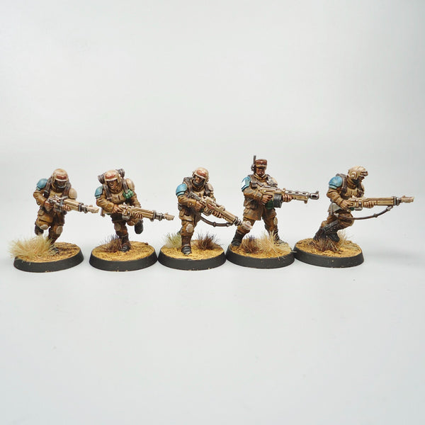 Astra Militarum Cadian Shock Troops Painted - Warhammer 40k Army Imperial Guard