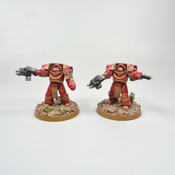 Blood Angels Cataphractii Terminators x5 Painted Warhammer 30k Army Horus Heresy