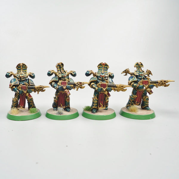 Thousand Sons Rubric Marines x4 Painted - Warhammer 40k Army Chaos Space Marines