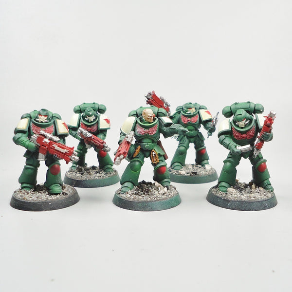 Dark Angels Primaris Intercessors x5 Painted - Warhammer 40k Army Space Marines