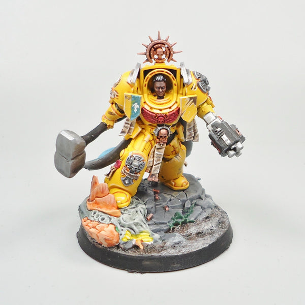 Imperial Fists Converted Captain Painted - Warhammer 40k Army Space Marines