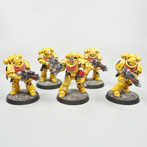 Imperial Fists Intercessors x5 Painted - Warhammer 40k Army Space Marines
