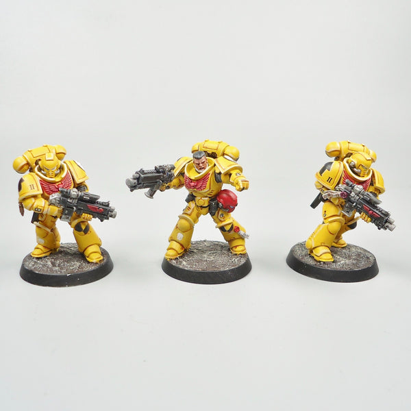 Imperial Fists Intercessors x5 Painted - Warhammer 40k Army Space Marines