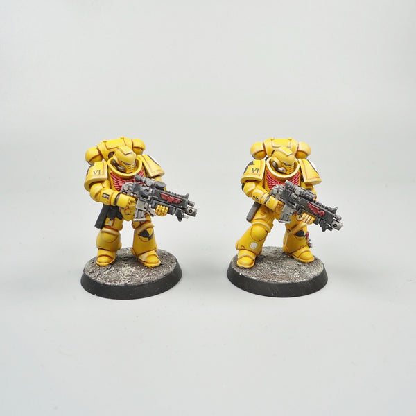 Imperial Fists Intercessors x5 Painted - Warhammer 40k Army Space Marines