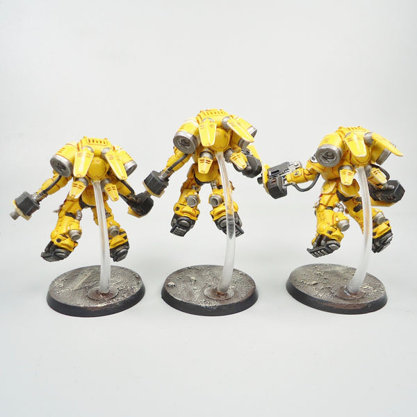 Imperial Fists Primaris Inceptors x3 Painted - Warhammer 40k Army Space Marines