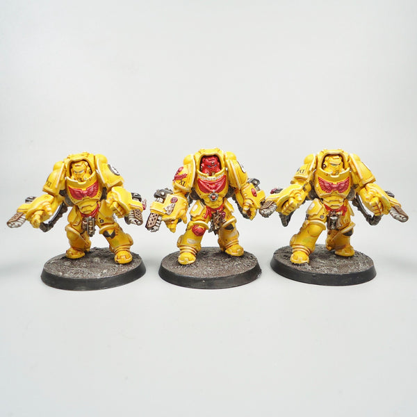 Imperial Fists Primaris Aggressors x3 Painted - Warhammer 40k Army Space Marines