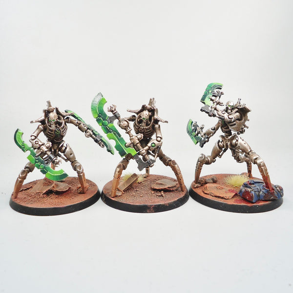 Necron Skorpekh Destroyers x3 Painted And Based - Necrons Warhammer 40k Army