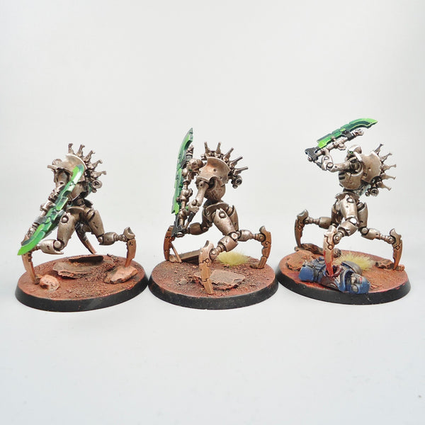 Necron Skorpekh Destroyers x3 Painted And Based - Necrons Warhammer 40k Army
