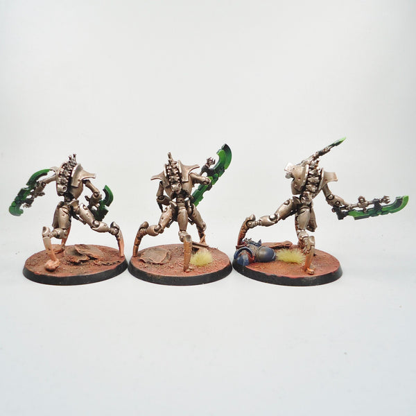 Necron Skorpekh Destroyers x3 Painted And Based - Necrons Warhammer 40k Army