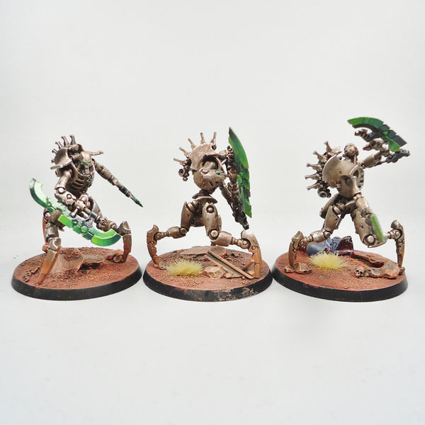 Necron Skorpekh Destroyers x3 Painted And Based - Necrons Warhammer 40k Army