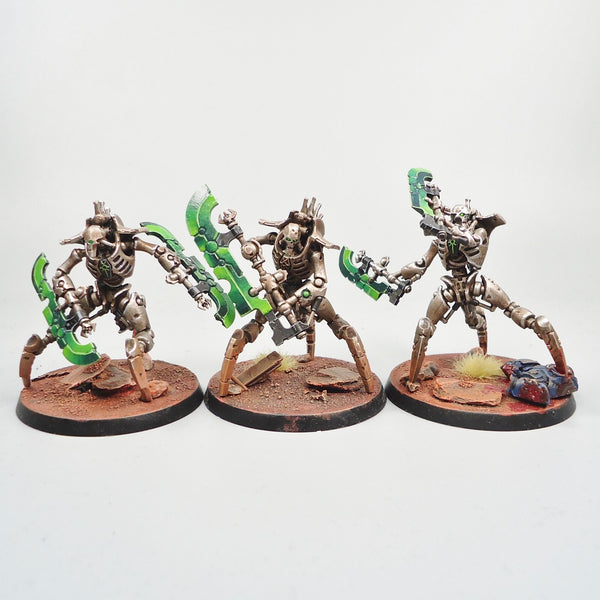Necron Skorpekh Destroyers x3 Painted And Based - Necrons Warhammer 40k Army