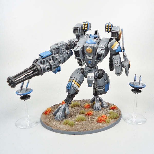Tau Empire Riptide Battlesuit Painted And Based - Warhammer Army 40k
