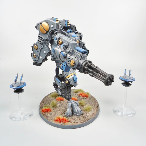 Tau Empire Riptide Battlesuit Painted And Based - Warhammer Army 40k