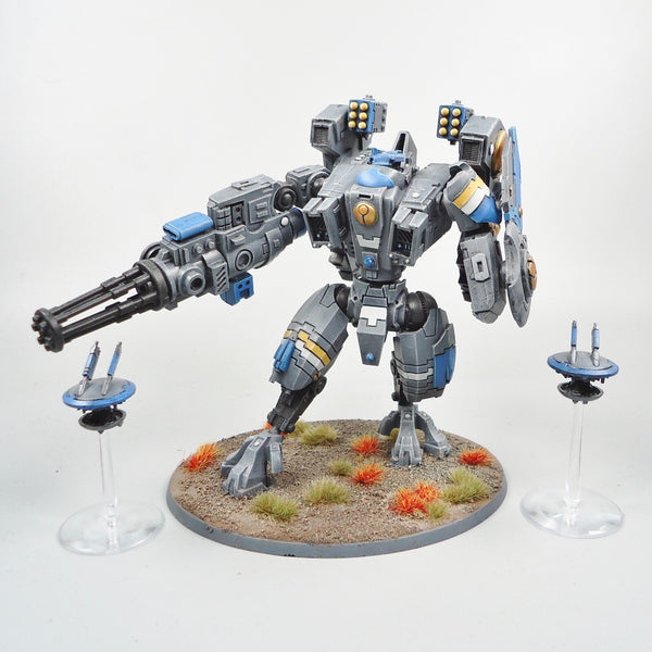 Tau Empire Riptide Battlesuit Painted And Based - Warhammer Army 40k