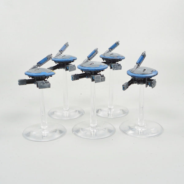 Tau Empire Drones x5 Painted And Based - Warhammer Army 40k