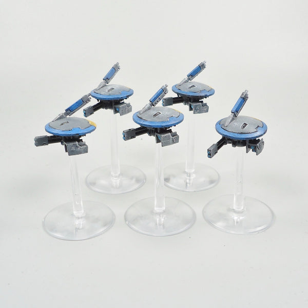 Tau Empire Drones x5 Painted And Based - Warhammer Army 40k
