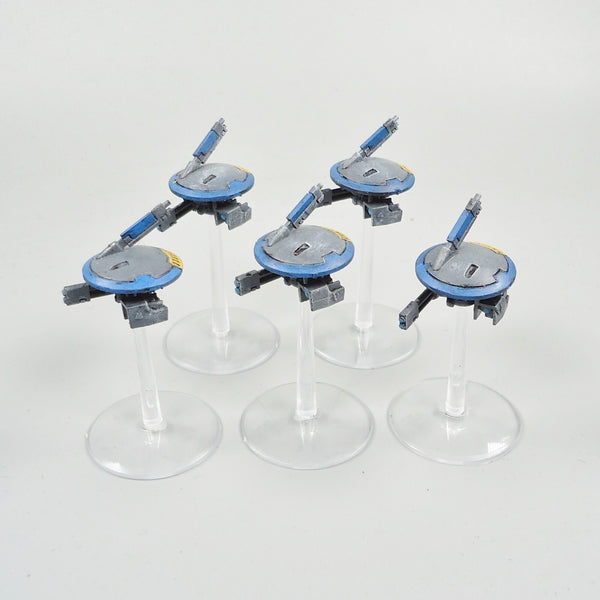 Tau Empire Drones x5 Painted And Based - Warhammer Army 40k
