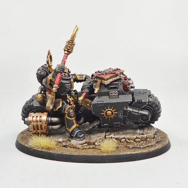 Space Wolves Chaplain On Bike Painted - Warhammer 40k Army Space Marines