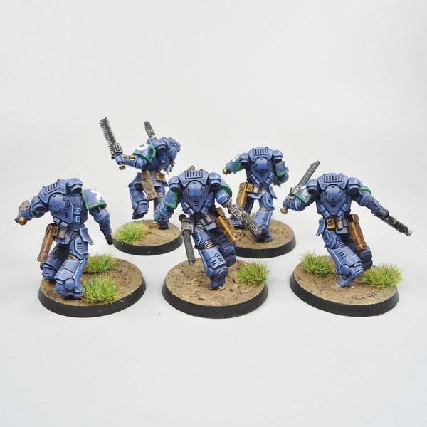Ultramarines Assault Intercessors x5 Painted - Warhammer 40k Army Space Marines