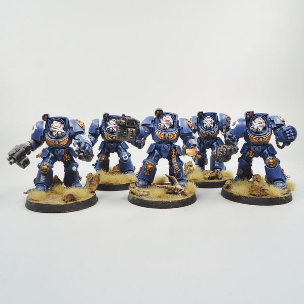 Ultramarines Primaris Terminators x5 Painted - Warhammer 40k Army Space Marines