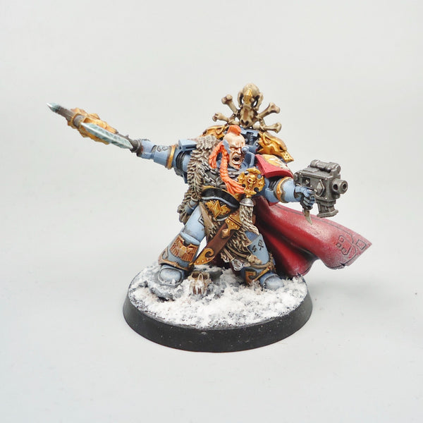 Space Wolves Wolf Lord Krom Painted -  Warhammer 40k Army Space Marines