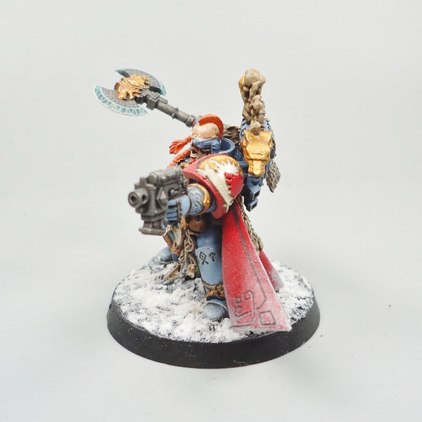 Space Wolves Wolf Lord Krom Painted -  Warhammer 40k Army Space Marines