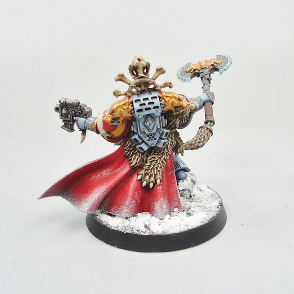 Space Wolves Wolf Lord Krom Painted -  Warhammer 40k Army Space Marines