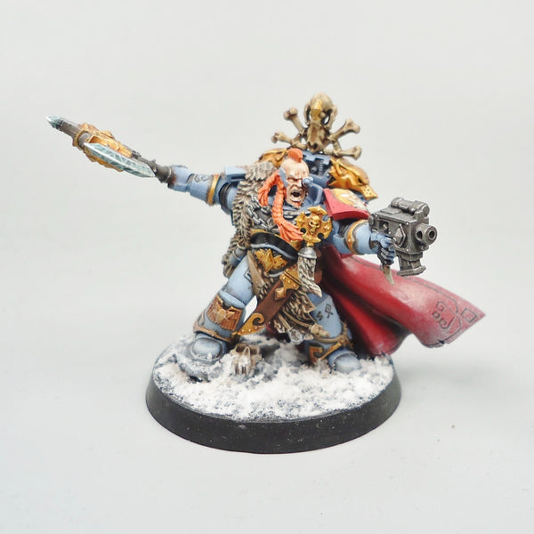 Space Wolves Wolf Lord Krom Painted -  Warhammer 40k Army Space Marines