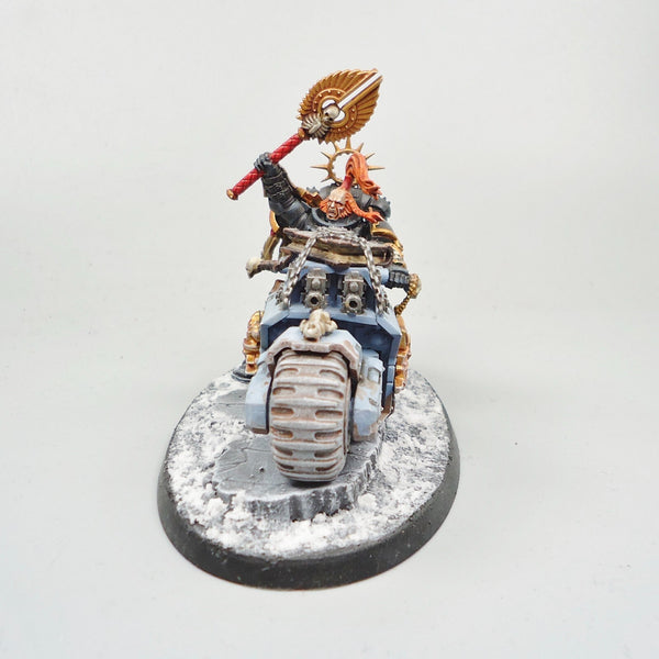 Space Wolves Chaplain On Bike Painted -  Warhammer 40k Army Space Marines