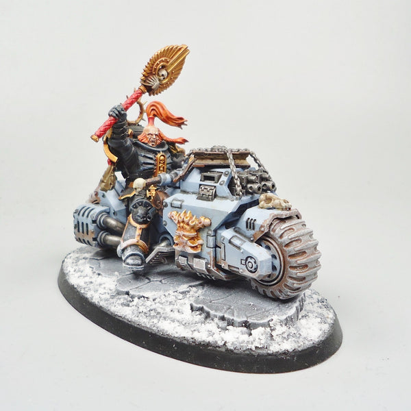 Space Wolves Chaplain On Bike Painted -  Warhammer 40k Army Space Marines