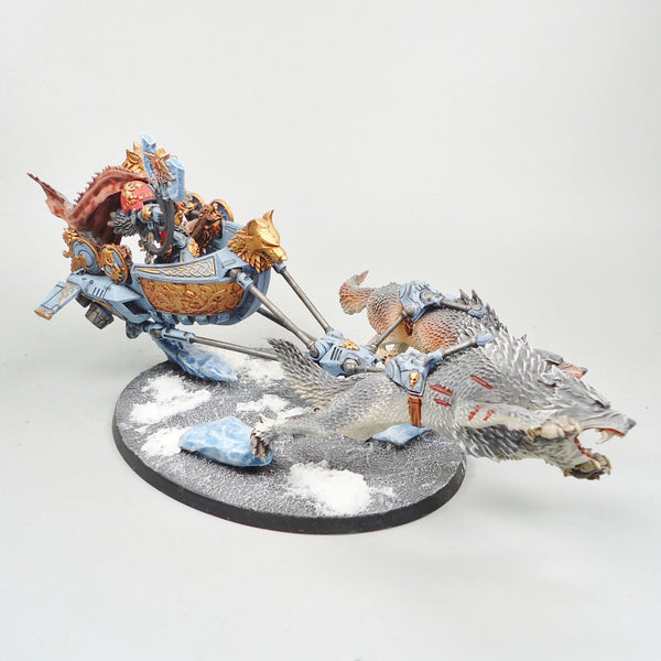Space Wolves Logan Grimnar on Stormrider Warhammer 40k Army Space Marines