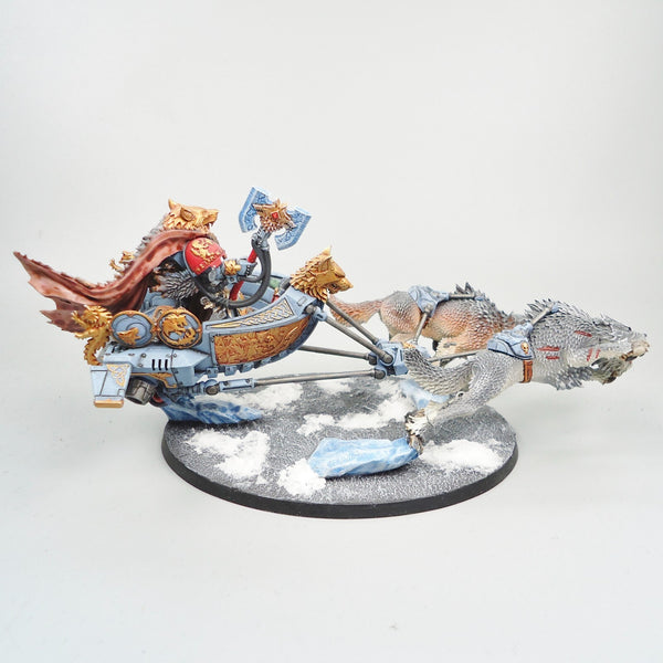 Space Wolves Logan Grimnar on Stormrider Warhammer 40k Army Space Marines