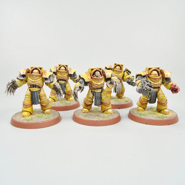 Imperial Fists Terminators x5 - Warhammer 30k Horus Heresy Army Space Marines