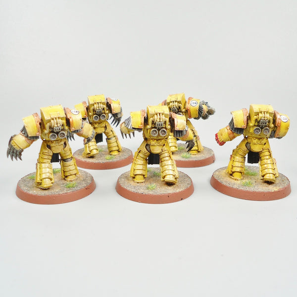 Imperial Fists Terminators x5 - Warhammer 30k Horus Heresy Army Space Marines
