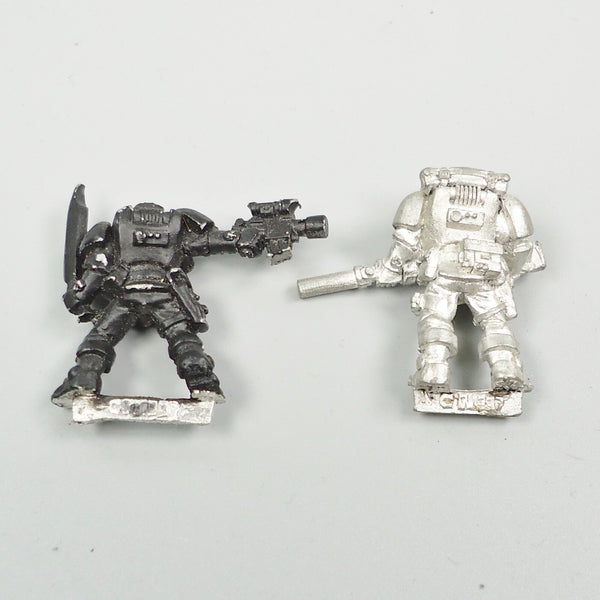 Warhammer 40k Space Marines Scouts x2 Undercoated / Unpainted