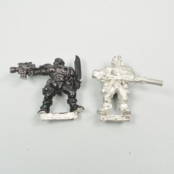 Warhammer 40k Space Marines Scouts x2 Undercoated / Unpainted