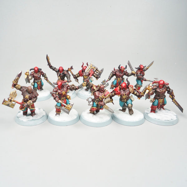 Blades Of Khorne Blood Reavers x10 Painted -Warhammer Fantasy Age of Sigmar Army