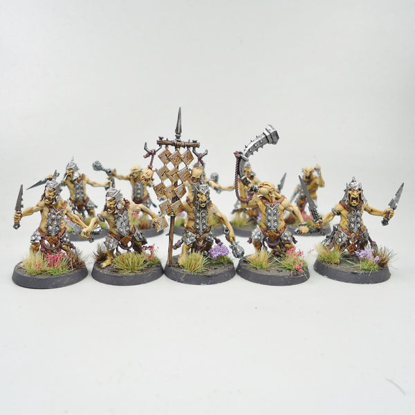 Warhammer Fantasy Age of Sigmar Army Kruleboyz Hobgrot Slittaz x10 Painted