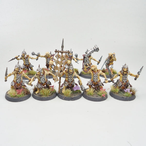 Warhammer Fantasy Age of Sigmar Army Kruleboyz Hobgrot Slittaz x10 Painted