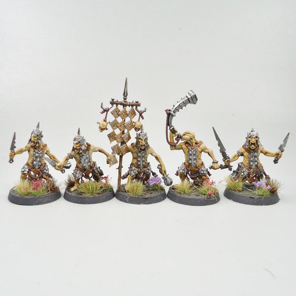 Warhammer Fantasy Age of Sigmar Army Kruleboyz Hobgrot Slittaz x10 Painted