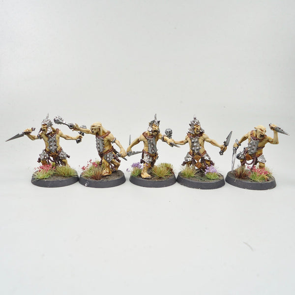 Warhammer Fantasy Age of Sigmar Army Kruleboyz Hobgrot Slittaz x10 Painted