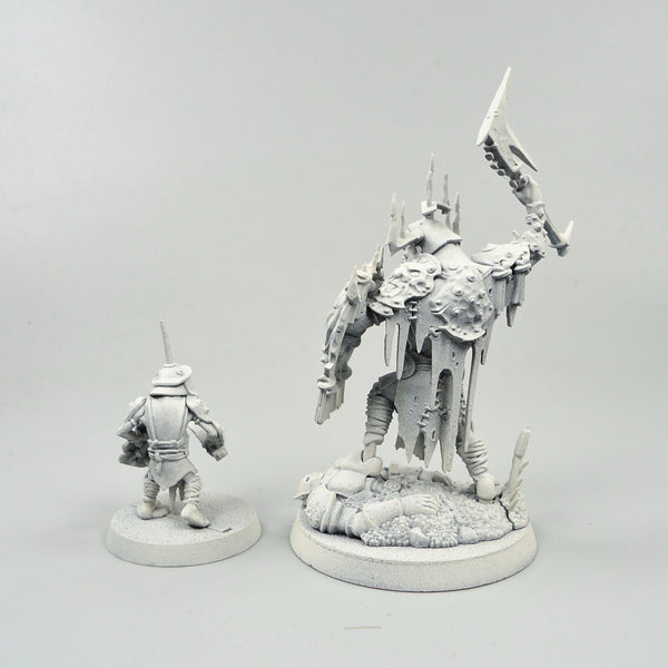 Warhammer Fantasy Age of Sigmar Army Kruleboyz Killaboss Undercoated