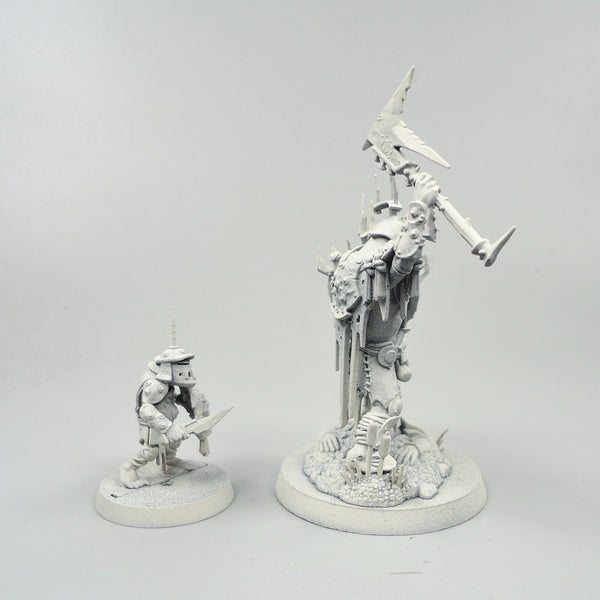 Warhammer Fantasy Age of Sigmar Army Kruleboyz Killaboss Undercoated